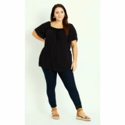 Evans Frill Bardot Top For Female