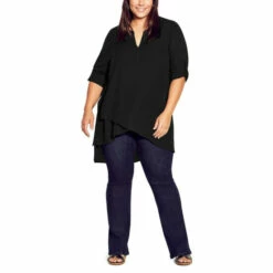 Evans Beyond Overlay Tunic Top For Female -Cheap Evans Clothing Store unnamed file 1942