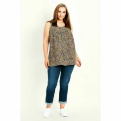 Evans Floral Animal Print Vest For Female
