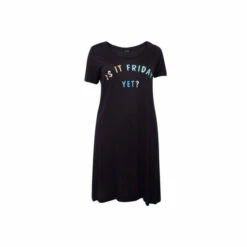 Evans ‘Is It Friday Yet’ Sleep Dress For Female -Cheap Evans Clothing Store unnamed file 1985