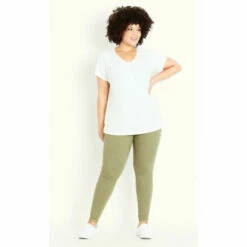 Evans V Neck T-Shirt For Female