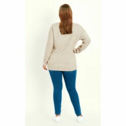 Evans Lounge V Neck Jumper For Female -Cheap Evans Clothing Store unnamed file 2091