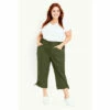 Evans Poplin Crop Trousers Cotton For Female -Cheap Evans Clothing Store unnamed file 2095