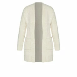 Evans Cable Knit Cardigan For Female -Cheap Evans Clothing Store unnamed file 2120