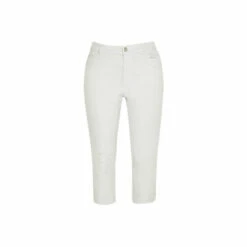 Evans White Denim Crop Jeans For Female -Cheap Evans Clothing Store unnamed file 213