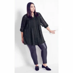 Evans Venice Pintuck Shirt For Female -Cheap Evans Clothing Store unnamed file 2167