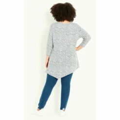 Evans Fanna Point Front Tunic Top For Female -Cheap Evans Clothing Store unnamed file 2175