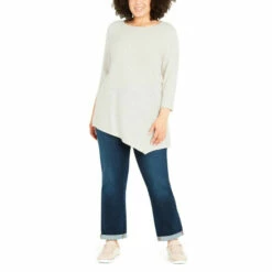 Evans Fanna Point Front Tunic Top For Female -Cheap Evans Clothing Store unnamed file 2178