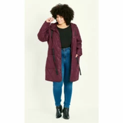 Evans Diamond Quilted Jacket For Female -Cheap Evans Clothing Store unnamed file 2183