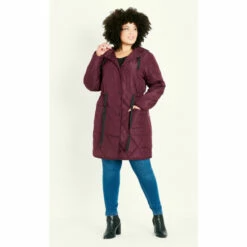 Evans Diamond Quilted Jacket For Female -Cheap Evans Clothing Store unnamed file 2184