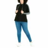 Evans Sparkle Stripe Colour Block Hoodie For Female -Cheap Evans Clothing Store unnamed file 2188