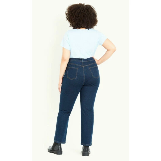 Evans Curve Fit Straight Leg Jeans - Short For Female 4 Evans Curve Fit Straight Leg Jeans - Short For Female - Image 2