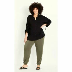 Evans Tie Sleeve Shirt For Female