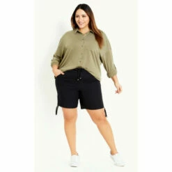 Evans Poplin Shorts For Female 9 Evans Poplin Shorts For Female -Cheap Evans Clothing Store unnamed file 2221