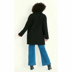 Evans Boucle Throw On Jacket For Female -Cheap Evans Clothing Store unnamed file 2234