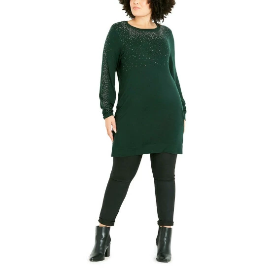 Evans Sparkle Neck Jumper For Female 3 Evans Sparkle Neck Jumper For Female