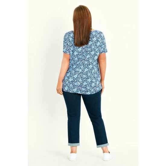 Evans Animal Butterfly V-Neck Top For Female 4 Evans Animal Butterfly V-Neck Top For Female - Image 2