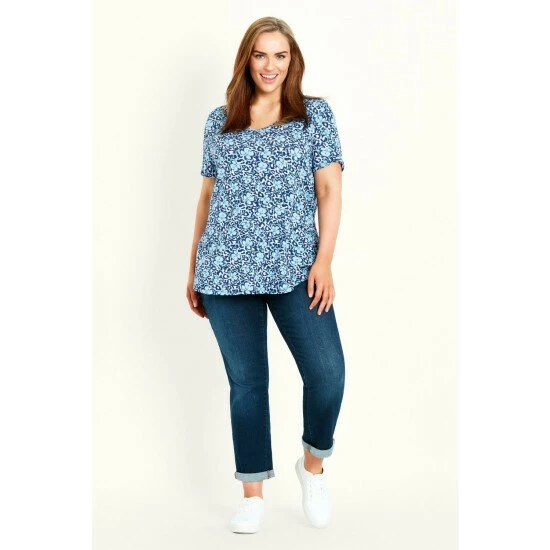 Evans Animal Butterfly V-Neck Top For Female 6 Evans Animal Butterfly V-Neck Top For Female - Image 4