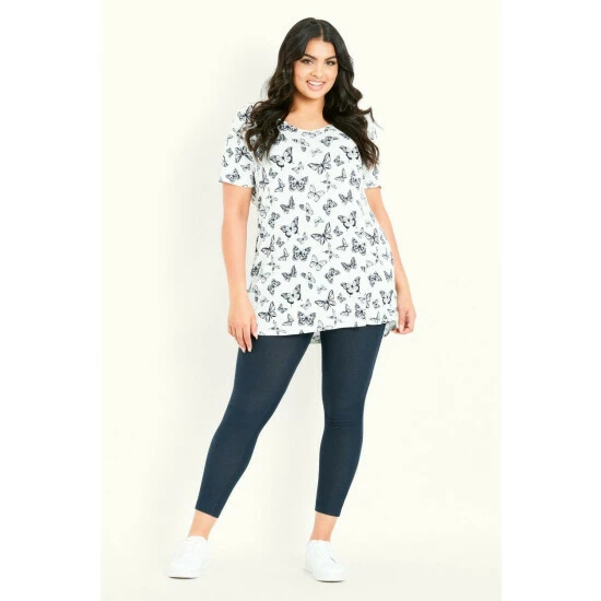 Evans Animal Butterfly V-Neck Top For Female 8 Evans Animal Butterfly V-Neck Top For Female - Image 6