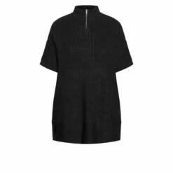 Evans Tabard Zip Jumper For Female -Cheap Evans Clothing Store unnamed file 2337