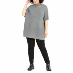 Evans Tabard Zip Jumper For Female -Cheap Evans Clothing Store unnamed file 2342