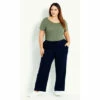 Evans R:Navy Lv Trousers For Female -Cheap Evans Clothing Store unnamed file 2366