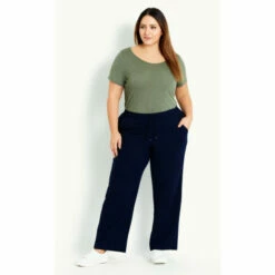 Evans R:Navy Lv Trousers For Female -Cheap Evans Clothing Store unnamed file 2371