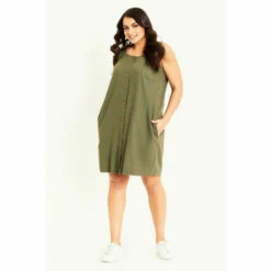 Evans Button Through Dress For Female