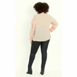 Evans Frill Front Shirt For Female -Cheap Evans Clothing Store unnamed file 2450