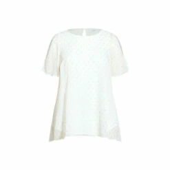 Evans Cold Shoulder Sparkle Top For Female -Cheap Evans Clothing Store unnamed file 2463