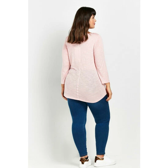 Evans 3/4 Sleeve T-Shirt For Female 4 Evans 3/4 Sleeve T-Shirt For Female - Image 2