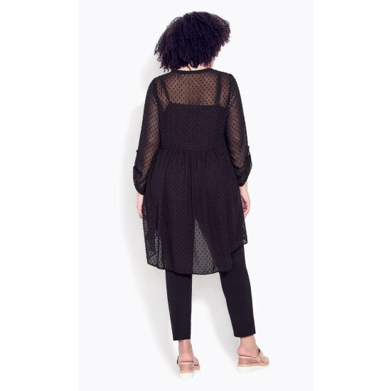 Evans Dobby Longline Tunic Top For Female 4 Evans Dobby Longline Tunic Top For Female - Image 2