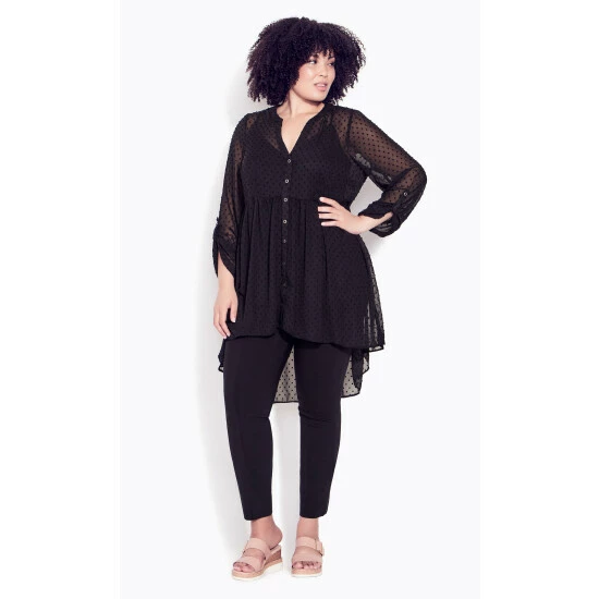 Evans Dobby Longline Tunic Top For Female 5 Evans Dobby Longline Tunic Top For Female - Image 3