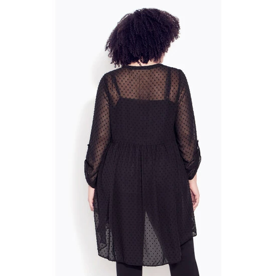 Evans Dobby Longline Tunic Top For Female 6 Evans Dobby Longline Tunic Top For Female - Image 4