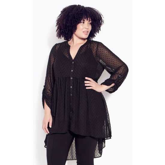 Evans Dobby Longline Tunic Top For Female 7 Evans Dobby Longline Tunic Top For Female - Image 5