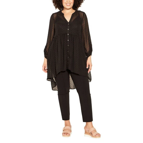 Evans Dobby Longline Tunic Top For Female 9 Evans Dobby Longline Tunic Top For Female - Image 7