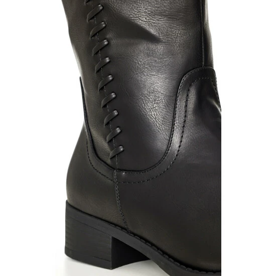 Evans Extra Wide Fit Leslie Tall Boots For Female 4 Evans Extra Wide Fit Leslie Tall Boots For Female - Image 2