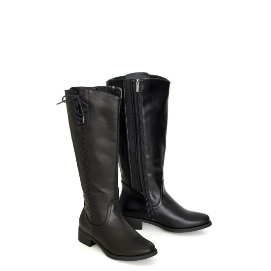 Evans Extra Wide Fit Leslie Tall Boots For Female 5 Evans Extra Wide Fit Leslie Tall Boots For Female - Image 3