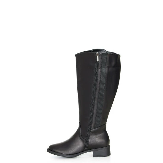 Evans Extra Wide Fit Leslie Tall Boots For Female 7 Evans Extra Wide Fit Leslie Tall Boots For Female - Image 5