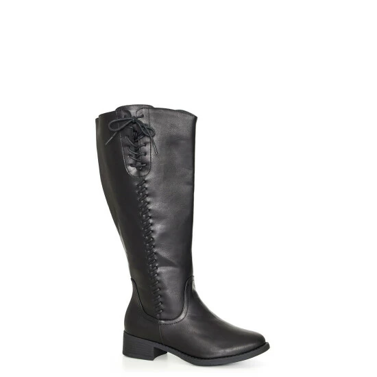 Evans Extra Wide Fit Leslie Tall Boots For Female 9 Evans Extra Wide Fit Leslie Tall Boots For Female - Image 7