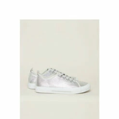 Evans Extra Wide Fit Metallic Lace Up Trainers For Female -Cheap Evans Clothing Store unnamed file 2514