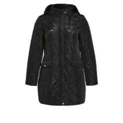 Evans Lightweight Padded Coat For Female -Cheap Evans Clothing Store unnamed file 2527