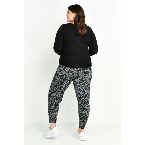 Evans Animal Print Joggers For Female 4 Evans Animal Print Joggers For Female - Image 2