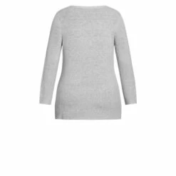 Evans Snowflake Jumper For Female -Cheap Evans Clothing Store unnamed file 258