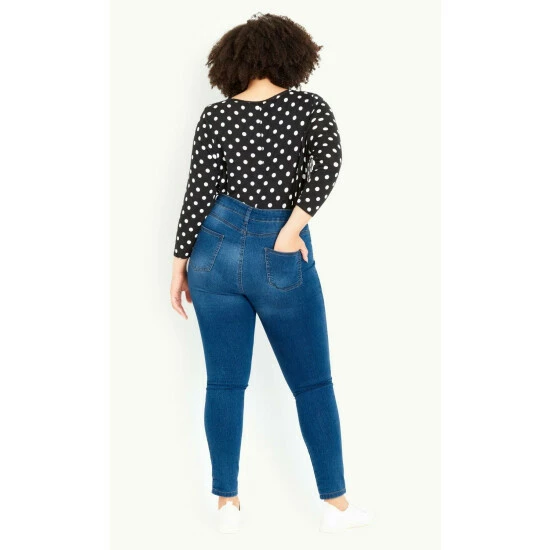 Evans Curve Fit Skinny Jeans For Female 4 Evans Curve Fit Skinny Jeans For Female - Image 2