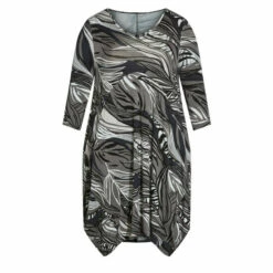 Evans Monet Drape Dress For Female -Cheap Evans Clothing Store unnamed file 2625