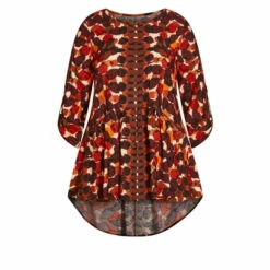 Evans Frida Print Pocket Top For Female -Cheap Evans Clothing Store unnamed file 263