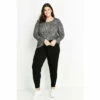 Evans Tapered Joggers For Female 2 Evans Tapered Joggers For Female -Cheap Evans Clothing Store unnamed file 2679