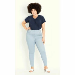 Evans Coloured Jeggings For Female -Cheap Evans Clothing Store unnamed file 2702