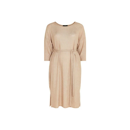 Evans Ribbed Lurex Midi Dress For Female 5 Evans Ribbed Lurex Midi Dress For Female - Image 3